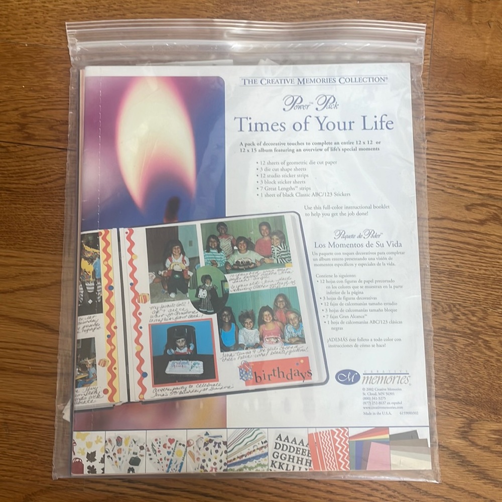 Creative Memories Power Pack - Times of Your Life